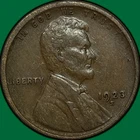 1923-S Lincoln Wheat Cent Extremely Fine XF Coin #29803