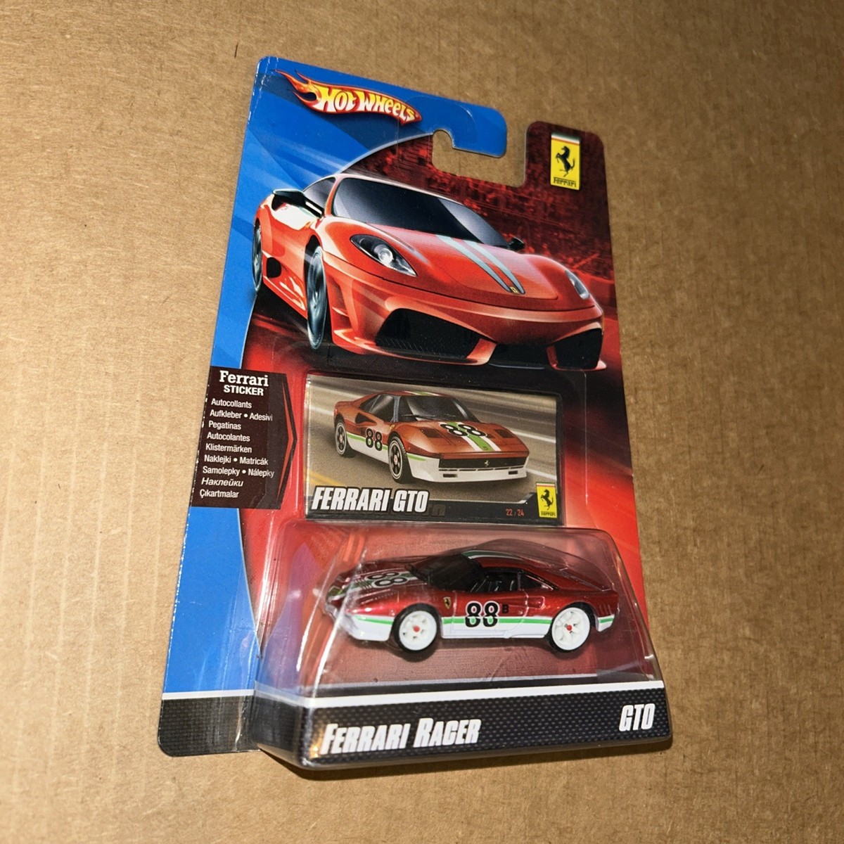 Hot Wheels Ferrari 288 GTO Racer Red Special wheels RARE