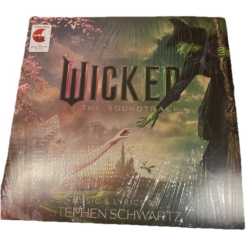 WICKED Limited Edition Target Exclusive 2LP Split Pink + Green Vinyl