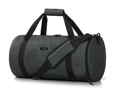 Gym Bag Round Duffle Bag with Shoe Compartment Wet Pocket, Lightweight Carr...