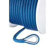 Seachoice Boat Anchor Rope, Double-Braid, Nylon, Achor Line, 1/2 in. X 150 Ft.,