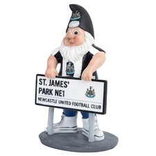 Newcastle United FC Street Sign Gnome - Brand New Official Merchandise