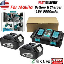 For Makita 18V 5.0Ah LXT Li-ion BL1850B BL1840B BL1860B Battery  Charger LED