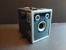 ANSCO Shur Shot Vintage Camera 120 Film USA Mid-Century Art Deco Design XLNT
