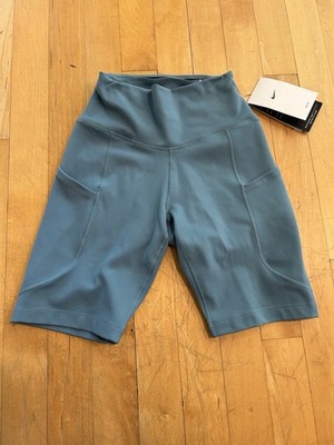 teal nike biker shorts
