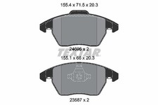 BREMSBELAGSATZ FÜR SEAT IBIZA IV ST (6J8, 6P8) - TEXTAR 2469601