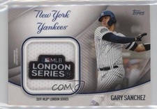 2020 Topps Special Event Jersey Sleeve Gary Sanchez #JSES-GSA Jumbo Patch fv8