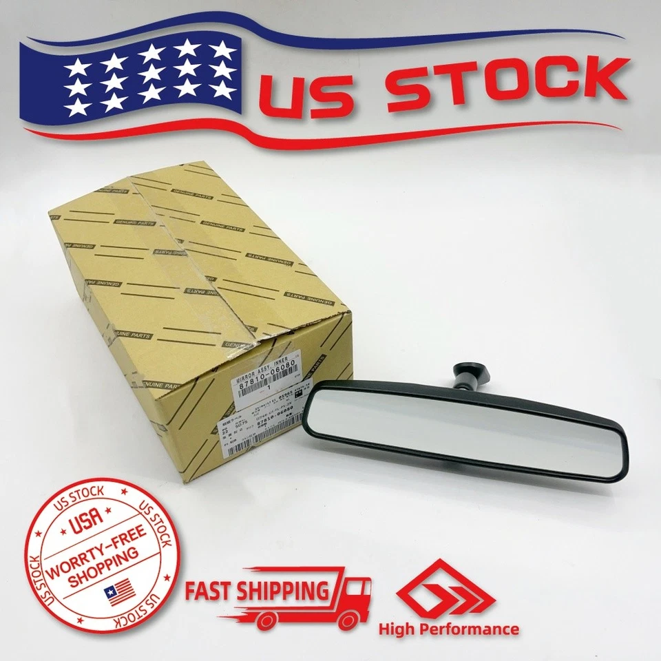 OEM For Toyota Camry Avalon Tacoma Sienna Inner Rear View Mirror 87810-06080 - Image 2 of 4