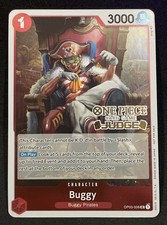 Buggy Judge Pack Vol. 2 Foil Stamped One Piece Promo Card OP03-008 (white)