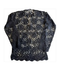 Dolce & Gabbana Men’s Black Lace Shirt - Size L