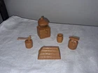 Vintage Marx Fort Apache Others Light Brown Hard Plastic Accessories Lot #2