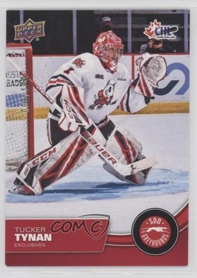 2021-22 Upper Deck CHL Exclusives 23/100 Tucker Tynan #279 o1h