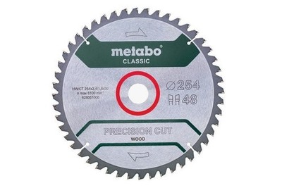 Metabo Kreissägeblatt cordless cut wood classic AD 254mm Z.48 Bohr.30mm