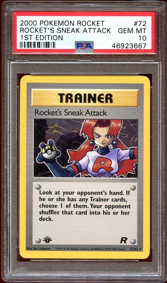 ポケモンカード ハネッコ 1stエディション Gem Mint 10 PSA 10 GEM MINT Rocket's Sneak Attack 72/82 Team Rocket 1ST