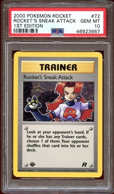 ポケモンカード ハネッコ 1stエディション Gem Mint 10 PSA 10 GEM MINT Rocket's Sneak Attack 72/82 Team Rocket 1ST
