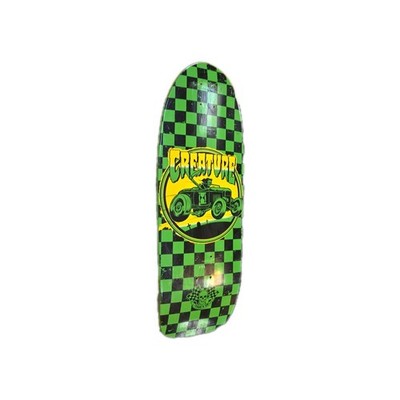 Creature Deck Hot Rod Reaper Skateboard . Comes With Free 3d Printed Wall Mount