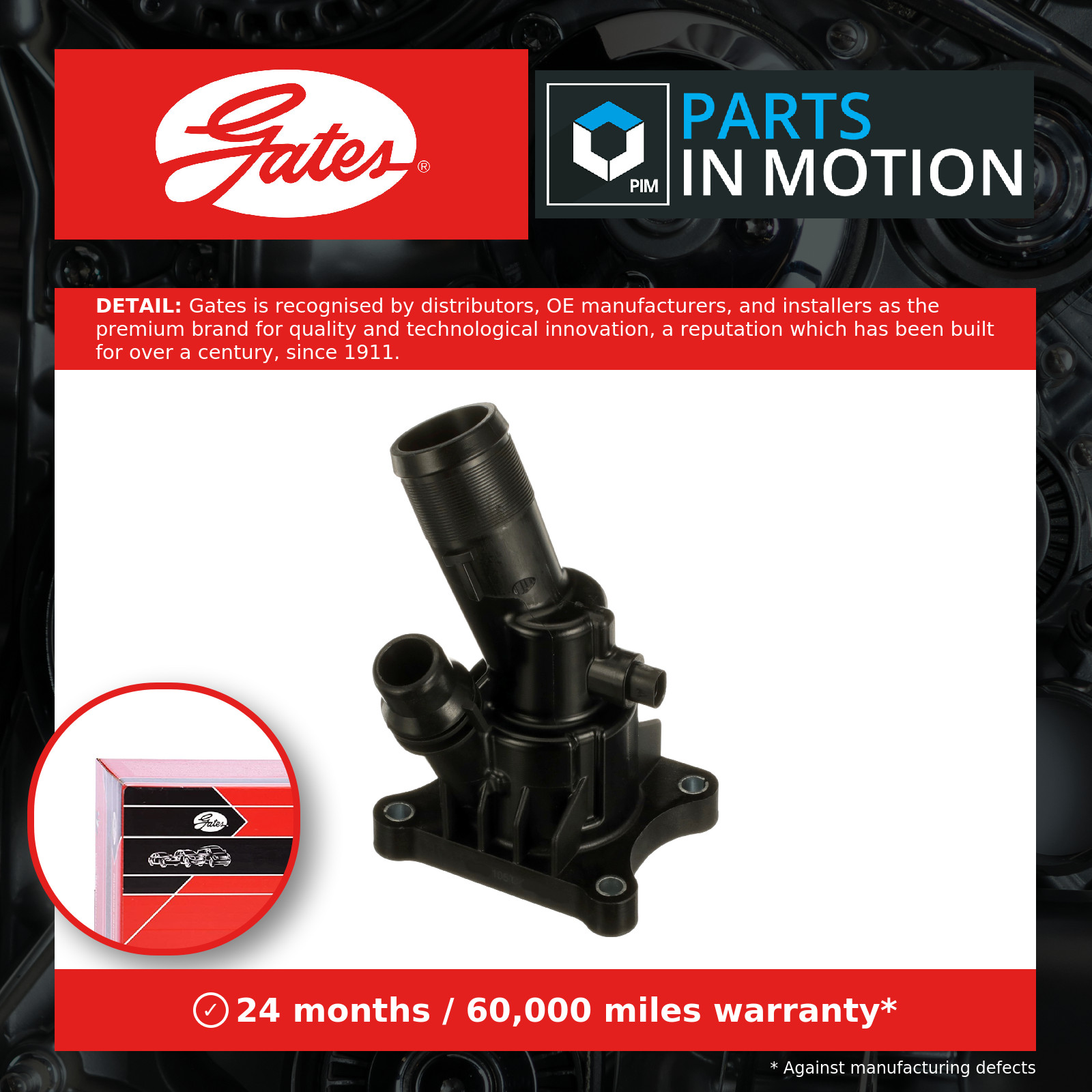 THERMOSTAT COOLANT TH716105G1 FOR VOLVO V60/I/Cross/Country V40/Hatchback S80 - Image 22