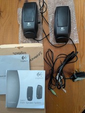 Logitech S120 Speakers. PAT Tested. Boxed. Good Condition.