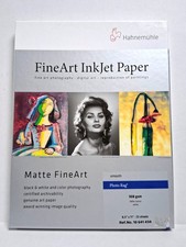 Hahnemuhle Matte Smooth Photo Rag White Inkjet Paper 308 gsm 8.5"x 11" 16 Sheets