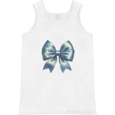 'Pretty Blue Bow' Adult Vest / Tank Top AV056219