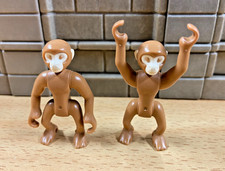 PLAYMOBIL Animaux 2 Petits Singes Chimpanzés Guenon Ouistiti Parc Zoo D