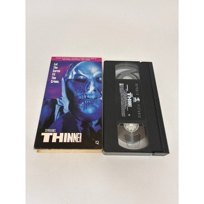 Stephen King's Thinner VHS 1996 Horror Special Effects Republic Pictures