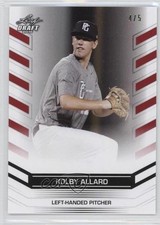 2015 Leaf Draft Exclusive Red 4/5 Kolby Allard #27 q3g