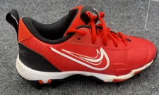 Nike Youth Baseball Softball Cleats Red White Black Kid Size 2Y FB9731-600
