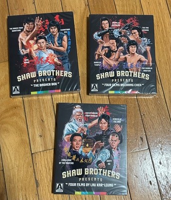 Shaw Brothers Presents: Four Films Arrow Video all 3 volumes Sealed / New
