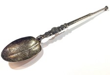 #1305 Levi & Salaman Sterling Silver Coronation Spoon, Circa 1910, Birmingham 