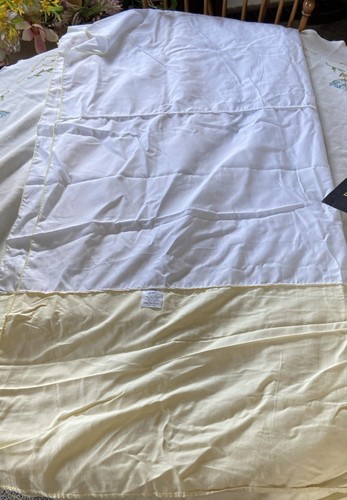 Camicia da letto LAUREN RALPH LAUREN Cal King con volant antipolvere collezione casa giallo crema - Foto 1 di 6