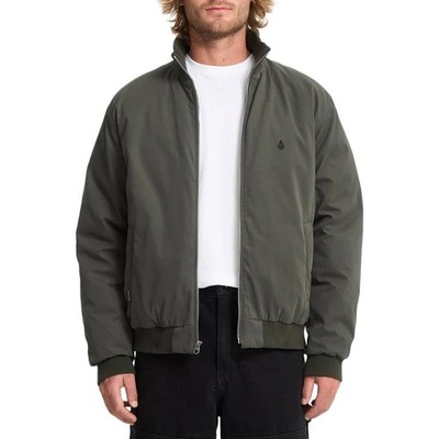 Volcom Damerman Bomber Jacke - Ausgespült Schwarz