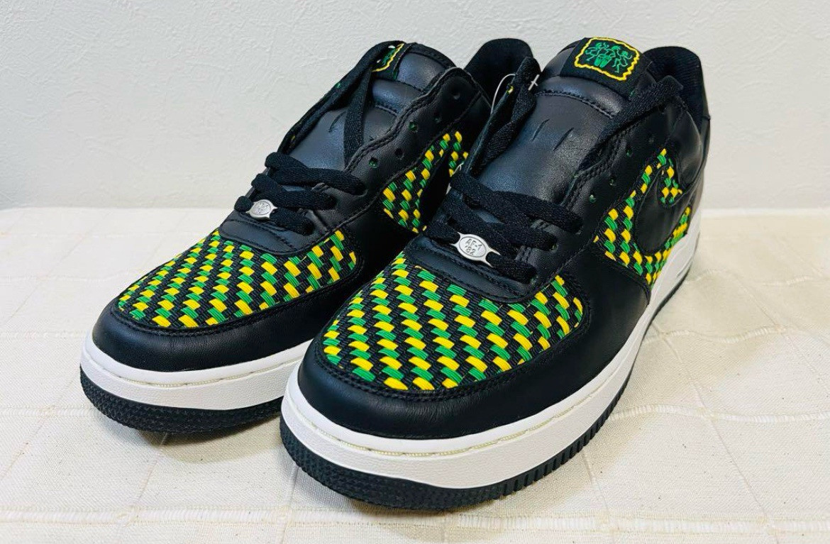 Size 10.5 Nike Air Force 1 Premium Black 309096-002