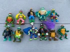 Lot of 11 Teenage Mutant Ninja Turtles Action Figures Vintage 1990s