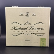 National Treasures MLB Hobby Box With 10 Cards