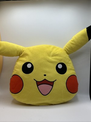 Pokemon Pikachu Large Head Face Pillow Plush Stuffed Toy