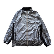 Vintage 90s Nike Windbreaker Jacket Sz L Rare Baby Blue Y2K Embroidered Swoosh