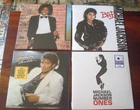Michael Jackson. 4 SEALED NEW Vinyl LP Lot. Thriller. Bad. Ones. Off The Wall