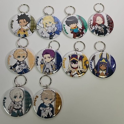 Pikuriru! Fate/Grand Order Key Ring vol.6 - 10 Pcs - Saber Rider Archer Caster