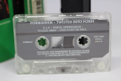 *RARE FIND* FORBIDDEN FIRST PRESSING cassette "Twisted into Form" - Picture 5 of 6