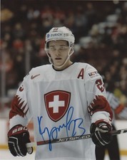 Switzerland Philipp Kurashev Signed Autographed 8x10 NHL Photo COA #5