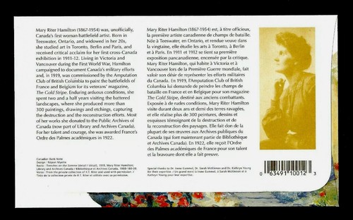 CANADA - 2020 MARY RITER HAMILTON 1867-1954, FDC OFFICIAL FIRST DAY COVER** PIC. - Picture 2 of 2