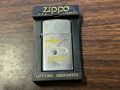 VTG 1976 C.B. Operator Polished Chrome Zippo Lighter Slim | eBay