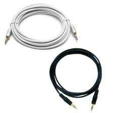 3.5mm stereo male plug to 3.5mm stereo male plug Auxiliary cable Audio cord