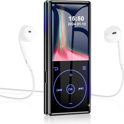 Bluetooth MP3 MP4 Player LCD Display HiFi Bass Musik Spieler FM Radio Audio 32GB