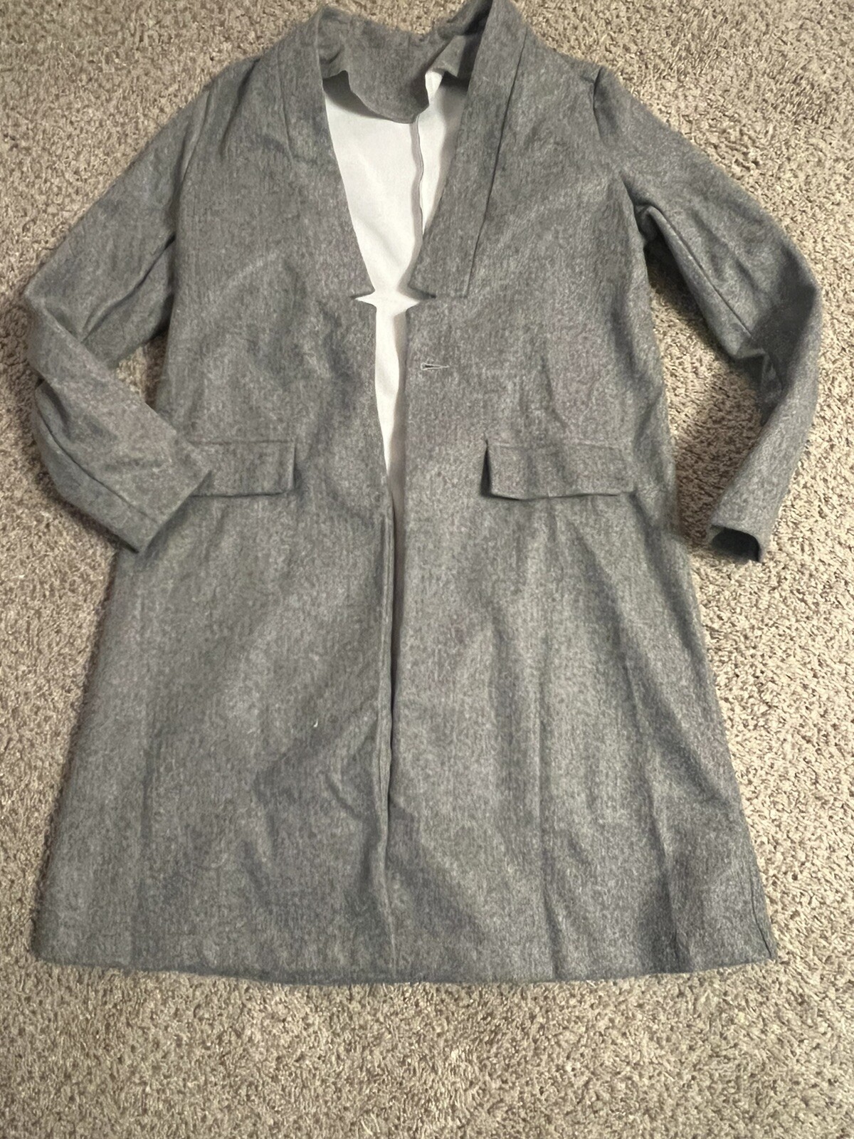 gray topper jacket lightweight peacoat Size XSmall/small eBay
