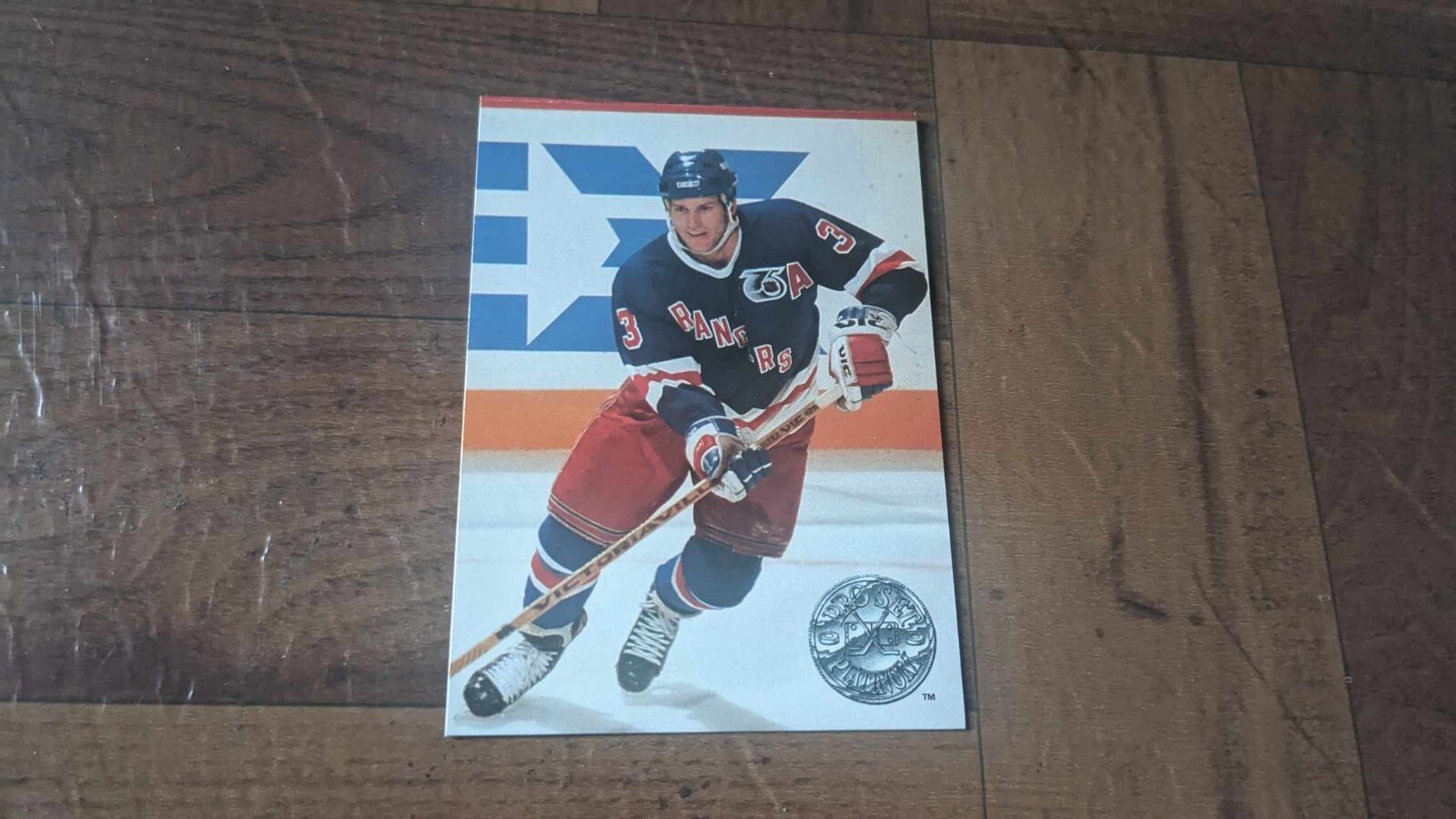 1991-92 Pro Set Platinum James Patrick New York Rangers #82