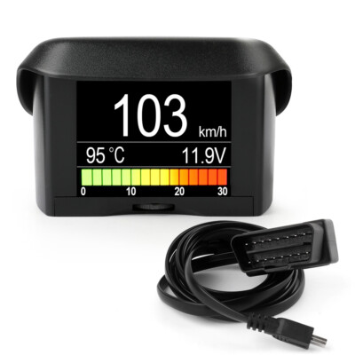 On-board Computer Car Speedometer Fuel Consumption Display Engine Temperature