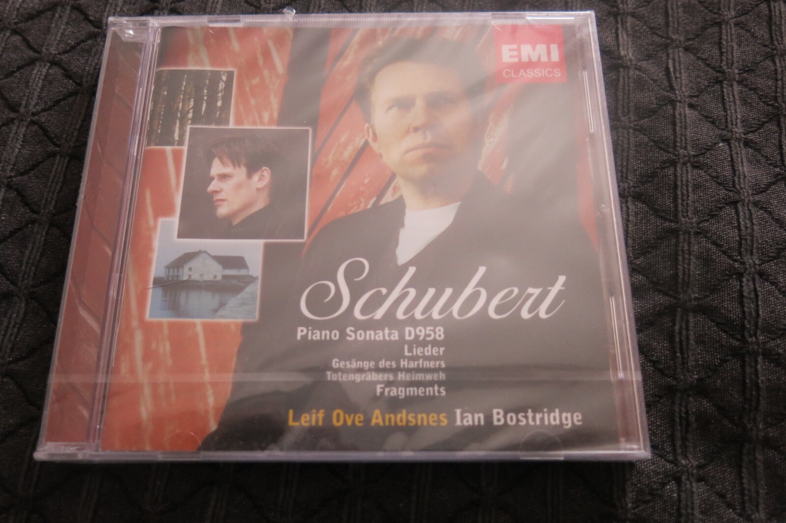 Ian BOSTRIDGE & Leif Ove ANDSNES  SCHUBERT Sonata 958 Gesänge CD Piano EMI