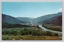 Hoopa Valley California View Taken from Bald Hills Postcard